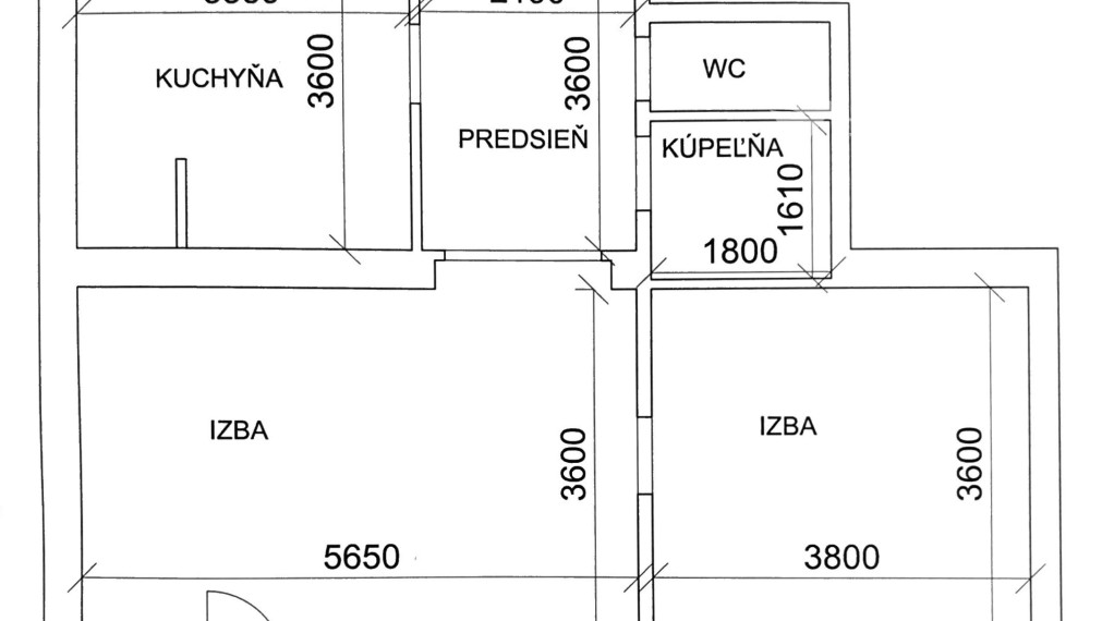 **PREDANÝ** Priestranný 2i byt s balkónom neďaleko Horského parku, Sokolská ul.