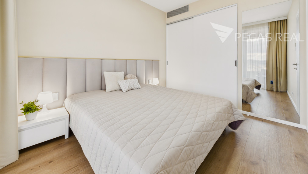 Štýlový 2-izbový byt (50 m²) s úžasným výhľadom na Bratislavský hrad v SKY PARKU