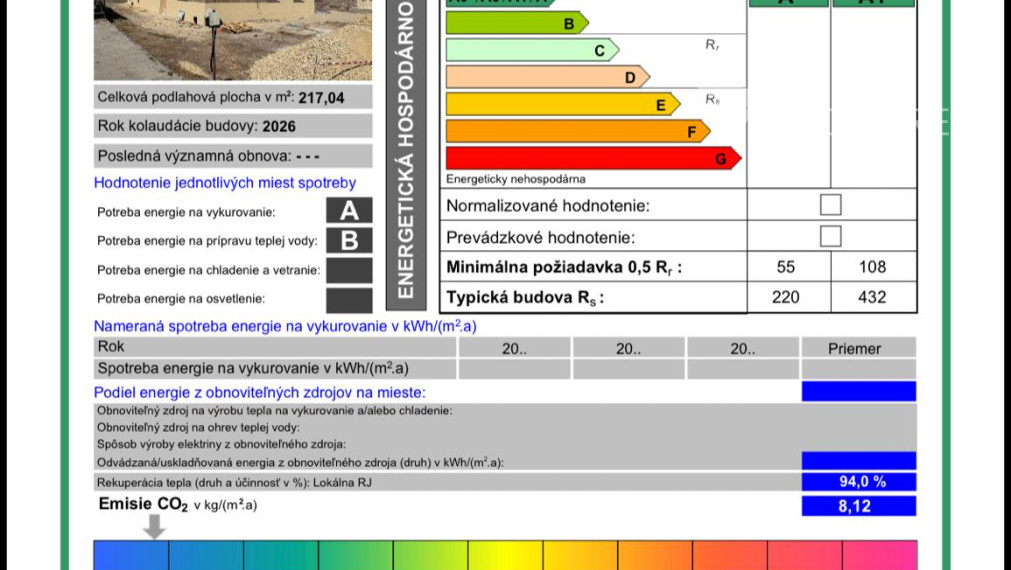 Posledný skolaudovaný 4 - izbový dom v Bernolákove